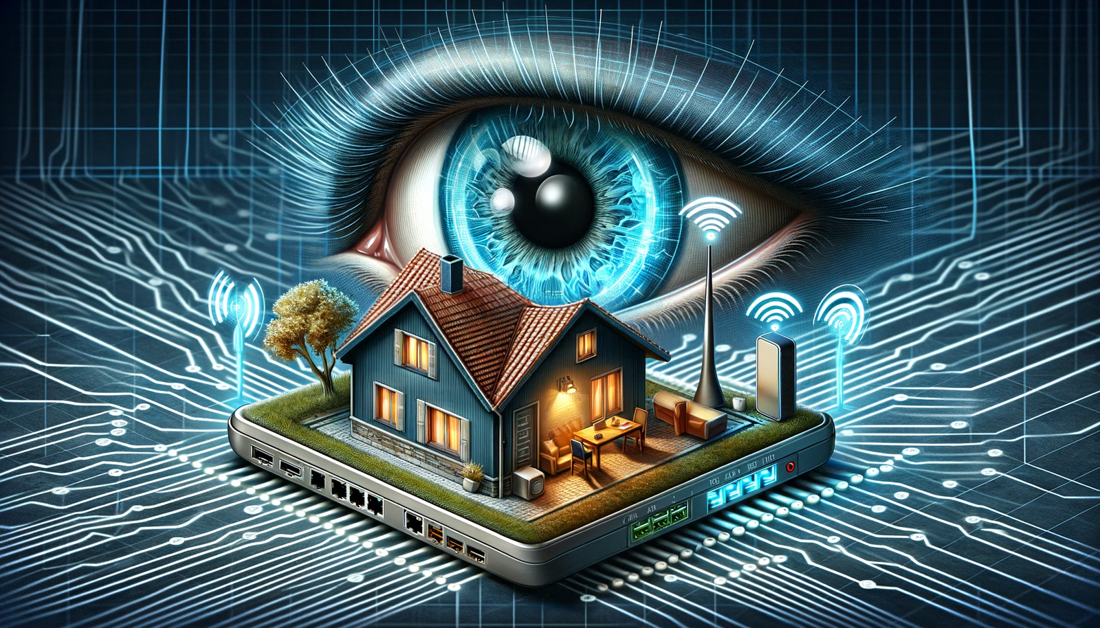 IoT blog article house illustration