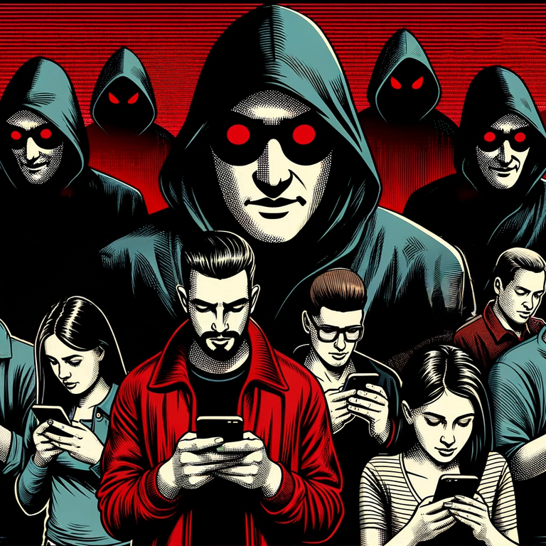 Blog - individuals with smartphones